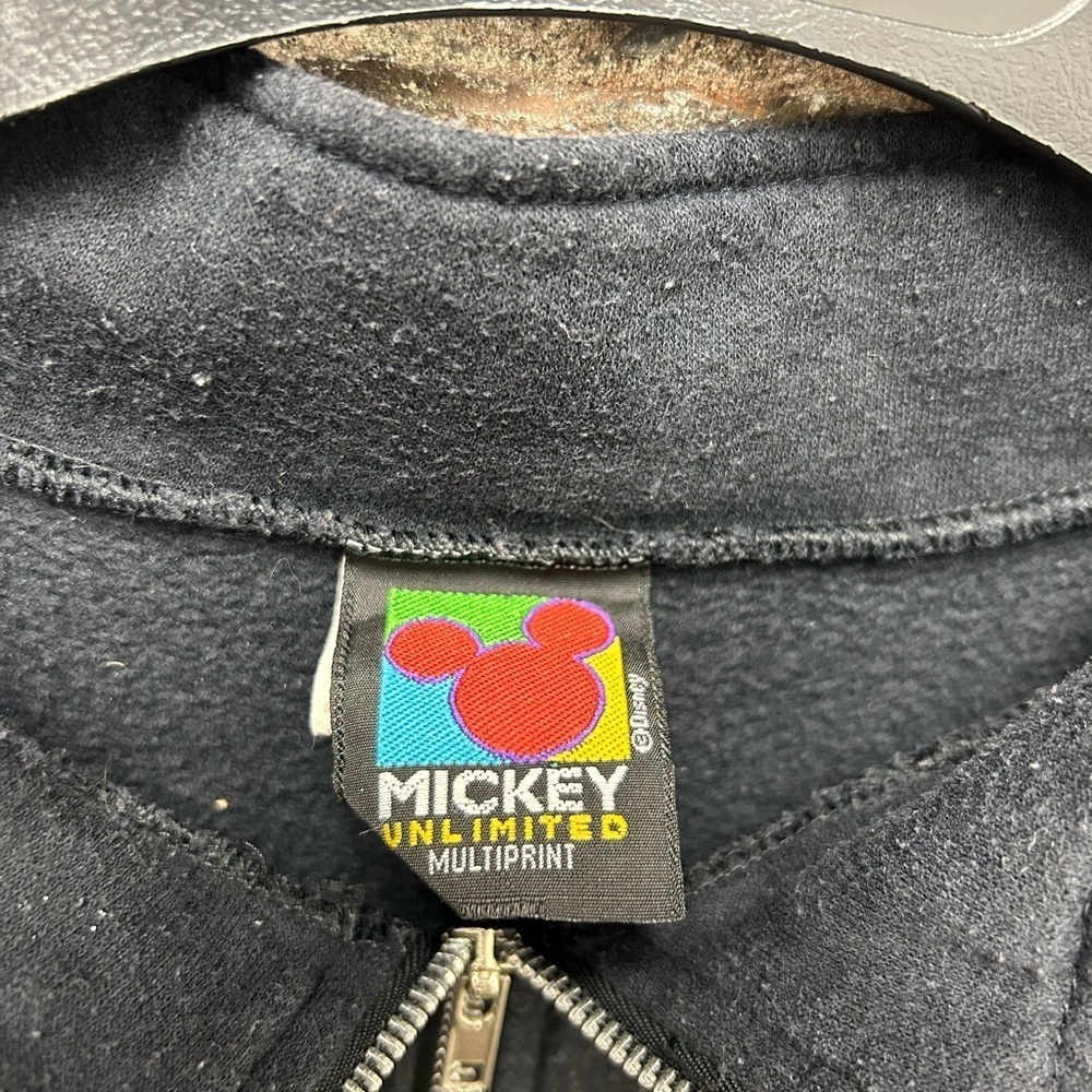 Mickey Mouse Vintage 1/4 Zip Lightweight Sweatshirt - Picture 3 of 5
